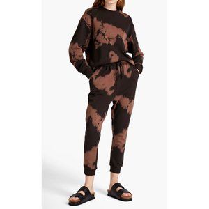 Pistola Tierra tie-dyed French cotton-terry sweatshirt NWT Small